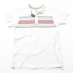 Crazy 8 white polo shirt for boys